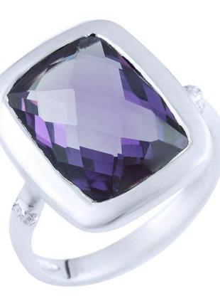 Серебряное кольцо komilfo с александритом 7.81ct, вес изделия 4,46 гр (1892381) 19 размер