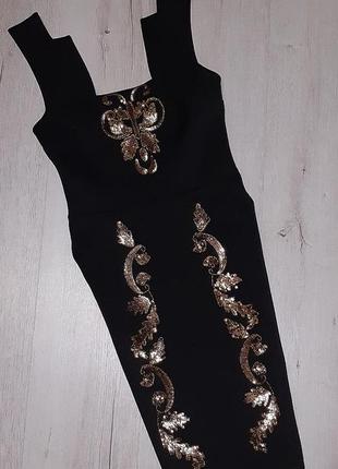 Шикарное платье с пайетками lipsi london1 фото