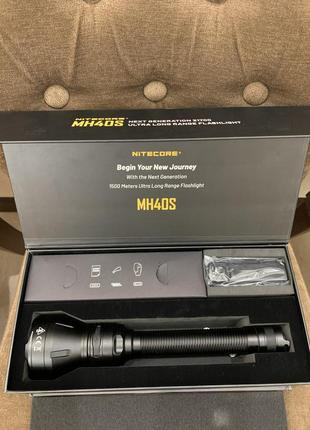 Надпотужний далекобійний ліхтар nitecore mh40s3 фото