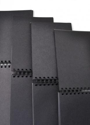 Скетчбук 4profi black sketch book istanbul  а5 30 листов черная бумага 9032072 фото