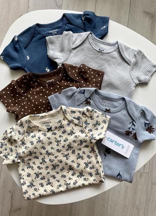 Боді бодіки з коротким рукавом для дівчинки carter’s картерс