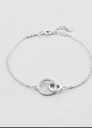 Серебряный браслет minimal