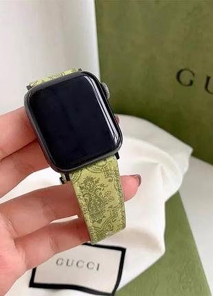 Кожаный ремешок на apple watch2 фото