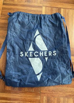 Маленький спортивный рюкзак мешок для обуви skechers