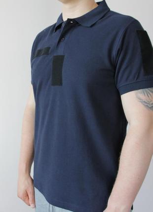 Мужская рубашка под шевроны, футболка для гсчс (размер xl), футболка поло с липучками