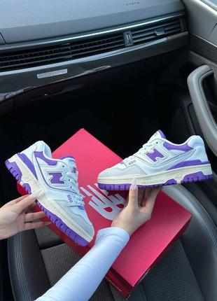 Кросівки balance 550 white violet5 фото