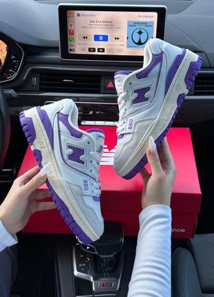 Кросівки balance 550 white violet8 фото