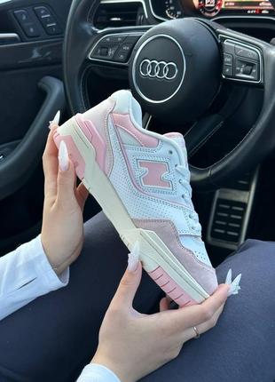 Кроссовки new balance 550 white pink