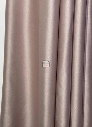 Шторная ткань однотонная блекаут 322, пудрово-розовая матовая ткань для штор