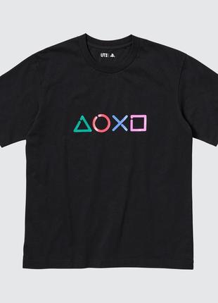 Футболка с рисунком playstation uniqlo унисекс