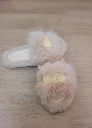 Тапочки меховые