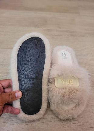 Тапочки меховые