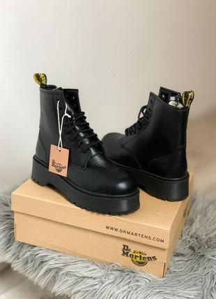 Dr.martens jadon зимние женские ботинки с мехом овчины /осень/зима/весна😍3 фото