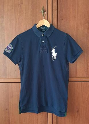 Вінтажна чоловіча футболка-поло polo by ralph lauren