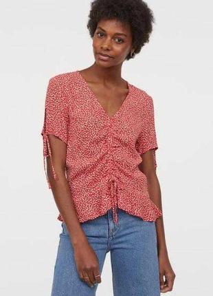 Футболка на затяжках, нарядна блуза😍