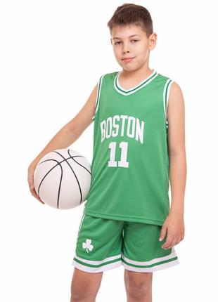 Форма баскетбольная подростковая nba boston 11 (р-р 13-16 лет)2 фото