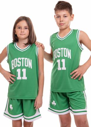 Форма баскетбольная подростковая nba boston 11 (р-р 13-16 лет)9 фото