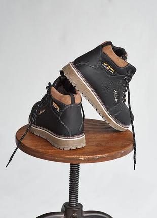 ✅️качественная натуральная кожа✅️ ботинки зимние базовые3 фото