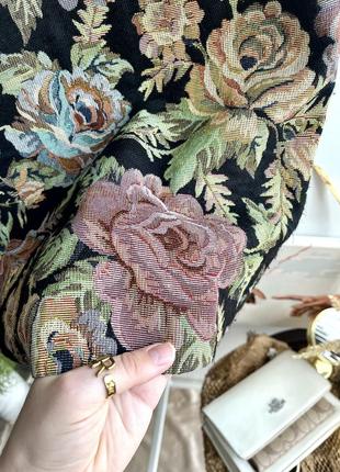 🥀женская гобеленовая юбка цветочный принт laura ashley3 фото