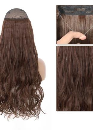 Длинное женское накладное термо волос.3 фото