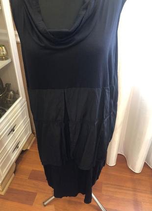 Сучасна цікавого фасону комбінована сукня батального розміру