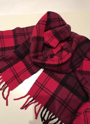 Шерстяний шарф в клетку .італія