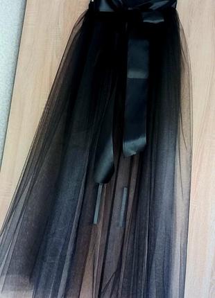 Фатиновая юбка накидка2 фото