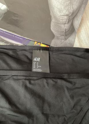 H&amp;m базовые черные плавки на завязках3 фото