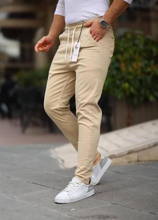 Новинка! мужские джинсы качественные на резинке базовые стильные однотонные3 фото