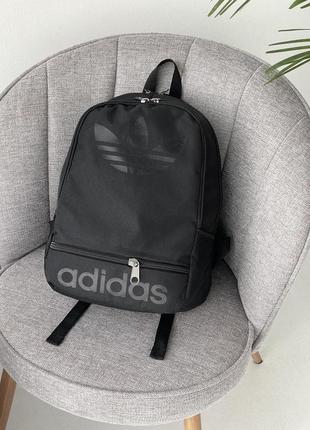 Міський рюкзак чорний adidas велике лого