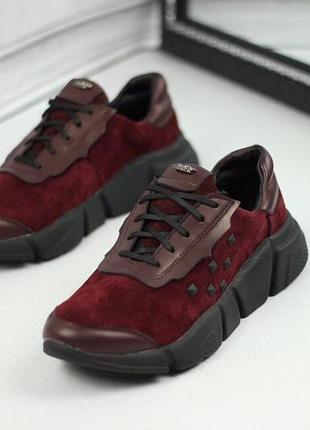 Женские замшевые кросовки