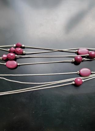 Claire's серебристое колье, крупнобритания 4