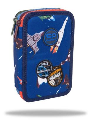 Пенал с наполнением coolpack jumper 2 space adventure 2 отделения (f066764)