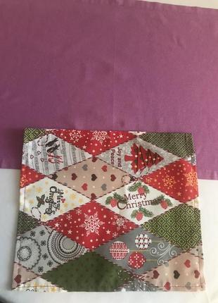 Новогодняя салфетка на стол украшение