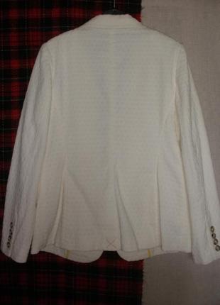Новый белый пиджак, жакет перфорация вышивка ришелье прошва5 фото