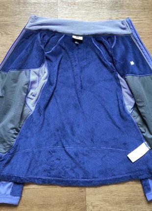 Флис mountain equipment женская шерпа флиска кофта баранчик подклад фиолетовый синий3 фото