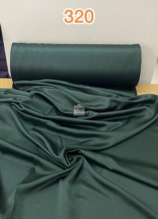 Шторна тканина однотонна блекаут 320, темно-зелена матова тканина для штор2 фото