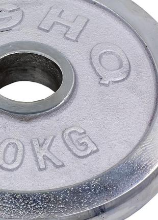 Диски (диски) хромовані highq sport ta-1456-10 52 мм 10 кг2 фото