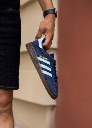 Кроссовки adidas spezial handball blue