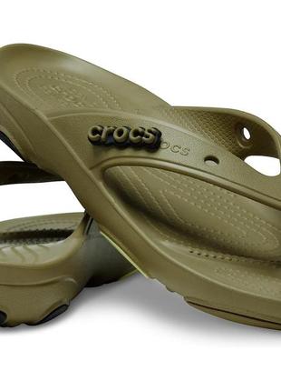 Мужские шлепанцы crocs classic all-terrain flip m9-m12