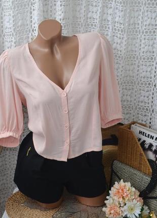 S/м/l новая фирменная женская блузка блуза топ с вырезом cropp оригинал6 фото