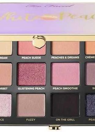 Too faced white peach palette1 фото