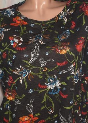 Отличная блуза (хл замеры) с узором, красивая, превосходно смотрится2 фото