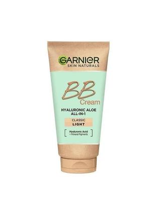 Garnier hyaluronic aloe all-in-1 bb крем увлажняющий bb крем для всех типов кожи яркий 50мл1 фото