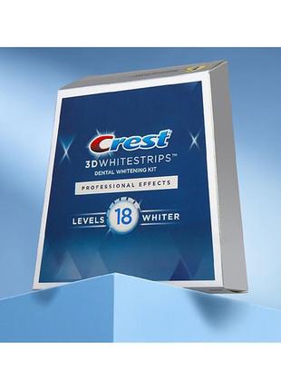 Відбілюючі смужки для зубів crest dental whitening treatment professional effects (45 хв)6 фото