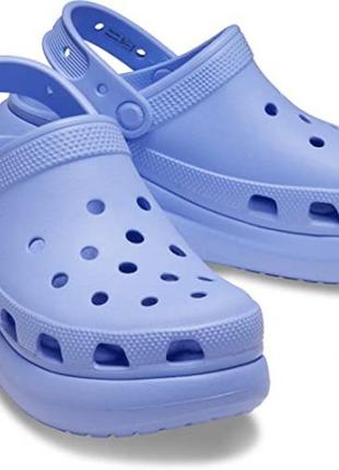 Женские сабо на платформе crocs crush clog оригинал w8 w91 фото