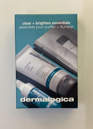 Набор для очистки и освещения dermalogica clear &amp; brighten kit