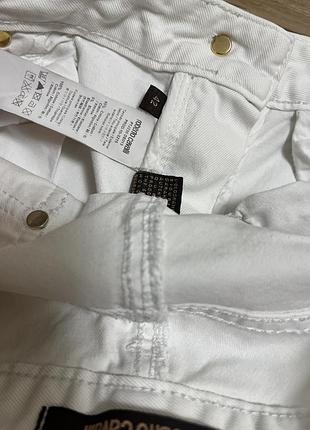 Джинси білі roberto cavalli.7 фото