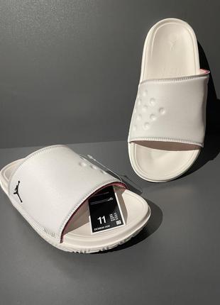 Тапки nike jordan play slide white dc9835 006