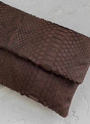 Клатч из кожи питона ekzotic leather snc02_13 фото